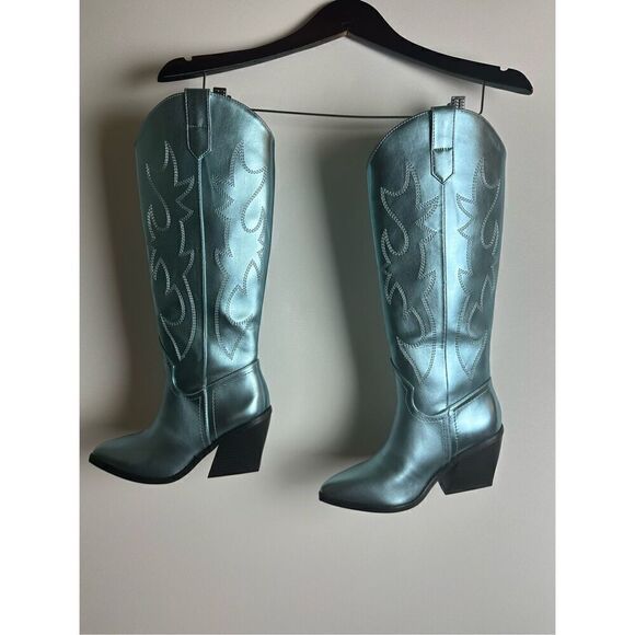 Madden Girl Arizona knee-high cowboy boots - Picture 8 of 12